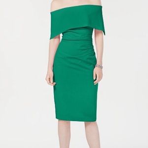 Vince Camuto NWT 6 off the shoulder cocktail dress